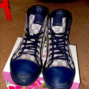 Gucci shoes black and grey sneaker converse style